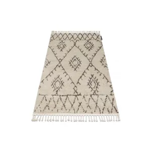 Koberec BERBER FEZ G0535 krém / hnedý Fredzle berber marokánsky Koberec BERBER FEZ G0535 krém / hnedý Fredzle berber marokánsky