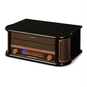 Auna Belle Epoque 1908, retro stereo systém, gramofón, rádio, USB, CD, MP3, mikrosystém Auna Belle Epoque 1908, retro stereo systém, gramofón, rádio, USB, CD, MP3, mikrosystém