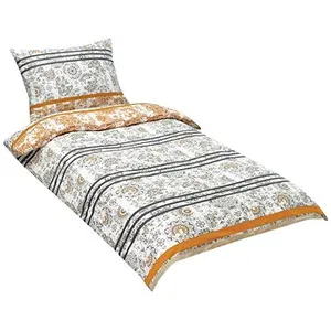 Bellatex, bavlna 140 × 200, 70 × 90 sivo-oranžové retro Bellatex, bavlna 140 × 200, 70 × 90 sivo-oranžové retro