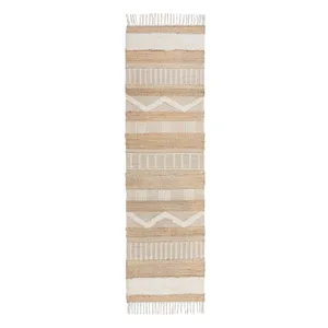 Béžový jutový behúň Flair Rugs Medina, 60 x 230 cm Béžový jutový behúň Flair Rugs Medina, 60 x 230 cm