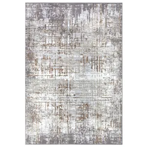 Hanse Home, Kusový koberec Shine 105925 Abstract Cream Grey, 67x120, šedá, obývacia izba Hanse Home, Kusový koberec Shine 105925 Abstract Cream Grey, 67x120, šedá, obývacia izba