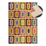 Ručne tkaný vlnený koberec 160x230 cm Retro Blocks – Flair Rugs Ručne tkaný vlnený koberec 160x230 cm Retro Blocks – Flair Rugs