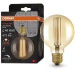 OSRAM zlatá vintage LED žiarovka E27 5,8 W GLOBE, teplá biela OSRAM zlatá vintage LED žiarovka E27 5,8 W GLOBE, teplá biela