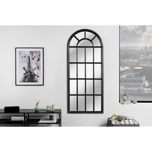 Estila Oblúkové vintage zrkadlo Castillo 140 cm čierne Estila Oblúkové vintage zrkadlo Castillo 140 cm čierne