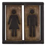 Kovová ceduľa 21,5x21,5 cm Toilette – Antic Line Kovová ceduľa 21,5x21,5 cm Toilette – Antic Line