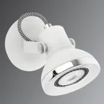 FARO BARCELONA Nástenné svietidlo Ring s LED v bielej, Obývacia izba / jedáleň, kov, GU10, 8W, L: 8.5 cm, K: 10cm FARO BARCELONA Nástenné svietidlo Ring s LED v bielej, Obývacia izba / jedáleň, kov, GU10, 8W, L: 8.5 cm, K: 10cm