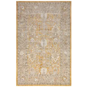 Hanse Home, Kusový koberec Cairo 105590 Luxor Gold – na von aj na doma, 120x170, žltá, chodba / predsieň Hanse Home, Kusový koberec Cairo 105590 Luxor Gold – na von aj na doma, 120x170, žltá, chodba / predsieň