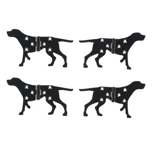 Kovové pánty na dvere 4 ks Dog – Esschert Design Kovové pánty na dvere 4 ks Dog – Esschert Design