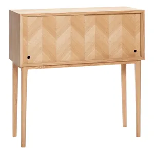 Komoda z dubového dreva Hübsch Herringbone, výška 90 cm Komoda z dubového dreva Hübsch Herringbone, výška 90 cm