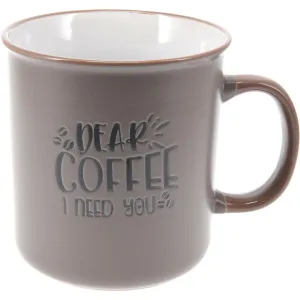 Kameninový hrnček Coffee sivá, 710 ml Kameninový hrnček Coffee sivá, 710 ml