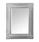 Estila Luxusné vintage obdĺžnikové zrkadlo Ancilla s hrubým hlineným rámom v sivo-bielom prevedení 120cm Estila Luxusné vintage obdĺžnikové zrkadlo Ancilla s hrubým hlineným rámom v sivo-bielom prevedení 120cm