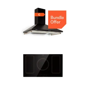 Klarstein Victoria 90 Duo Set indukcia s digestorom, 90 cm, indukčné varné dosky, digestor Klarstein Victoria 90 Duo Set indukcia s digestorom, 90 cm, indukčné varné dosky, digestor