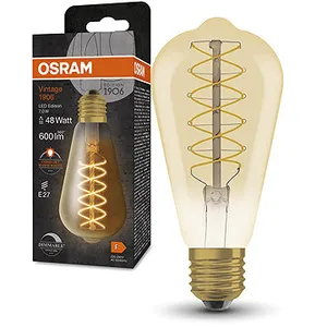 OSRAM stmievateľná vintage LED žiarovka E27 7 W EDISON, teplá biela OSRAM stmievateľná vintage LED žiarovka E27 7 W EDISON, teplá biela