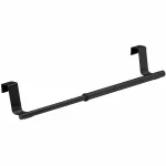 Wenko Nastaviteľný nerezový držiak na utierky 36-60 cm, čierna Wenko Nastaviteľný nerezový držiak na utierky 36-60 cm, čierna