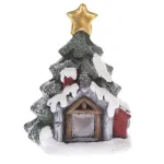 Vianočná dekorácia Svietiaci domček so stromčekom, 12 x 15,6 x 9,4 cm, LED Vianočná dekorácia Svietiaci domček so stromčekom, 12 x 15,6 x 9,4 cm, LED